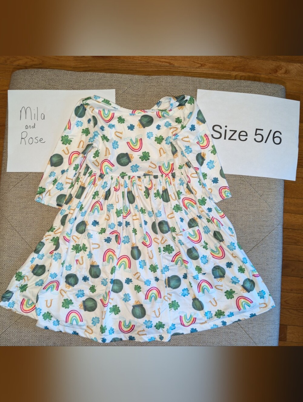 Mila & Rose St. Patrick's Dress With Pockets